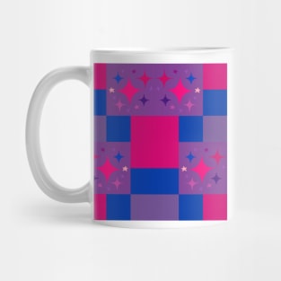 Abstract bisexual pride Mug